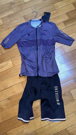 Conjunto Ciclismo Monton by Skull Morado