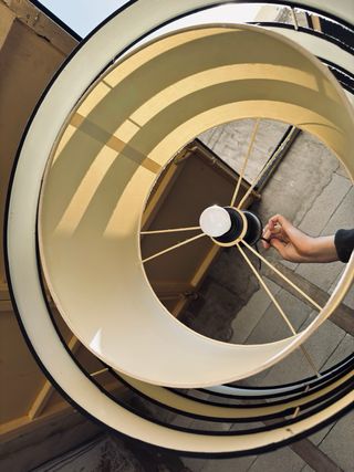 2 Lámparas Conforama Tela