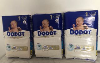 Pañales Dodot Sensitive Talla 1 (58 uds)