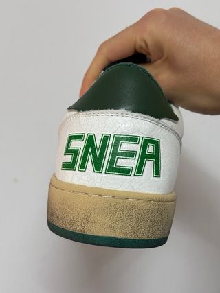 Golden Goose Ballstar Verde y Blanco