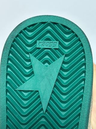 Golden Goose Ballstar Verde y Blanco