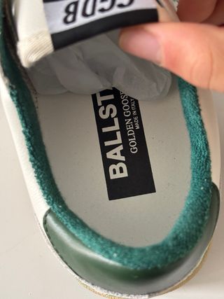 Golden Goose Ballstar Verde y Blanco