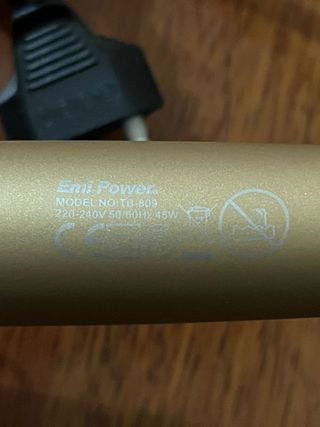 Arricciacapelli Emi Power bianco e oro