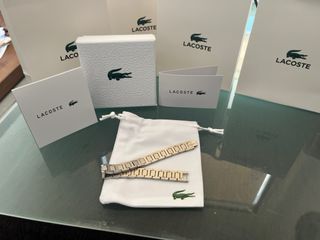 Pulsera Lacoste plateada