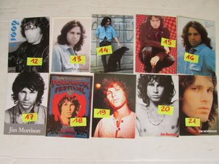 Cartoline Jim Morrison The Doors Collezione 10x15