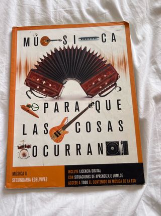 Libro Música II Edelvives Secundaria