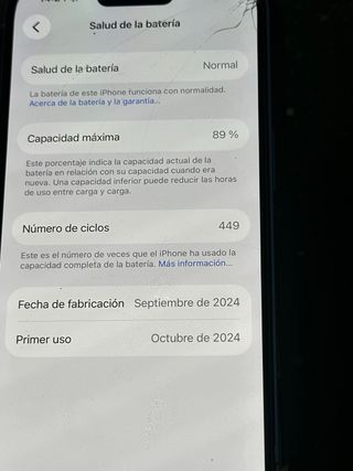 iPhone 16 Azul vendo ,cambio x algo de mi interes