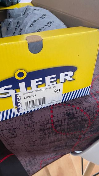 Zapatos de Seguridad SIFER Talla 39