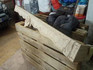 Bastone per tende in legno