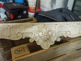 Bastone per tende in legno