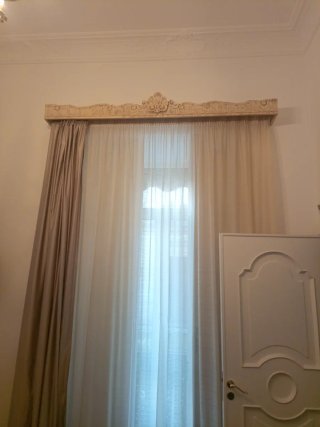 tre bastoniper tende in legno