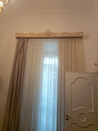 tre bastoniper tende in legno