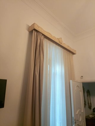 tre bastoniper tende in legno