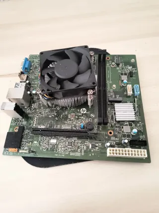 Placa Base HP Willow 2 AM4 + fuente alimentación