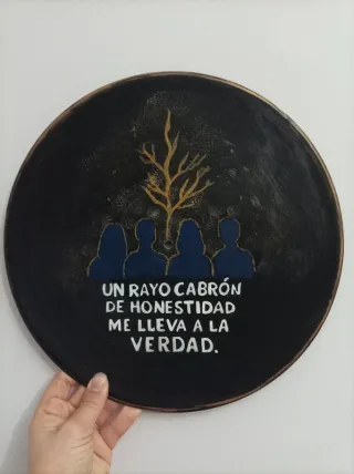 Vinilo pintado a mano Love of Lesbian