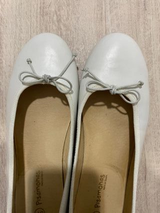 Bailarinas Pisamonas Piel Niña Talla 37