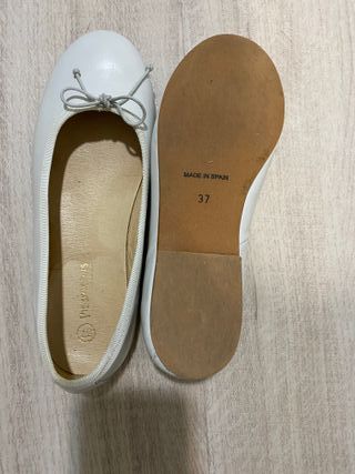 Bailarinas Pisamonas Piel Niña Talla 37