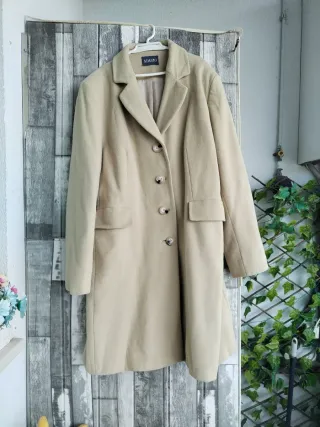 Abrigo ADAGIO lana beige