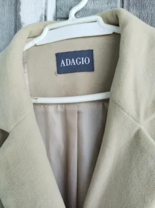 Abrigo ADAGIO lana beige