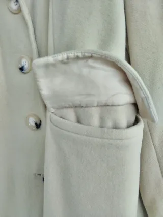 Abrigo ADAGIO lana beige