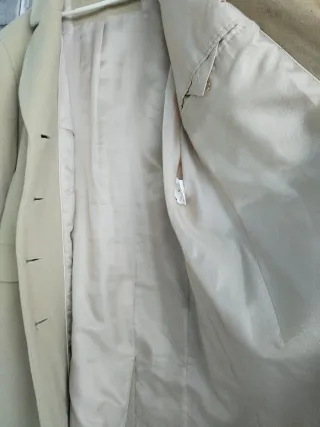 Abrigo ADAGIO lana beige