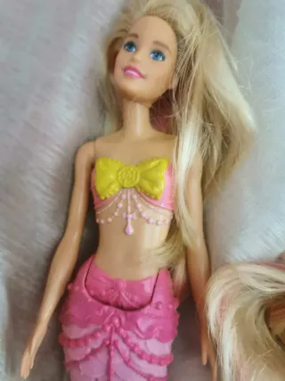 Muñecas sirena Barbie y Ken