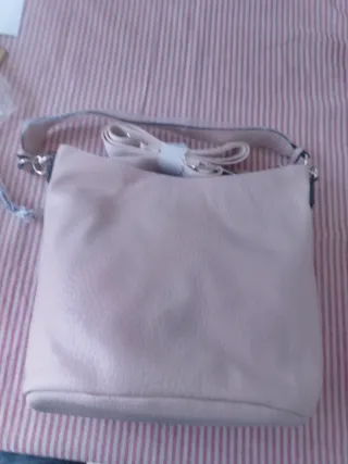 Bolso Paco Martínez Beige/Rosa