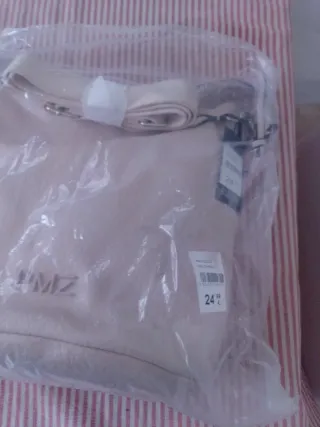 Bolso Paco Martínez Beige/Rosa