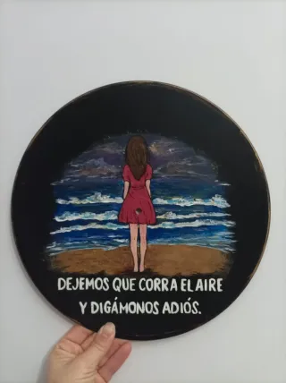 Vinilo Pintado a Mano Iván Ferreiro