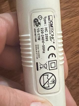 Arricciacapelli elettrico bianco