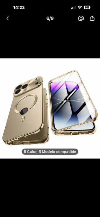 Funda iPhone 17 Pro Max Magnética Antiespía