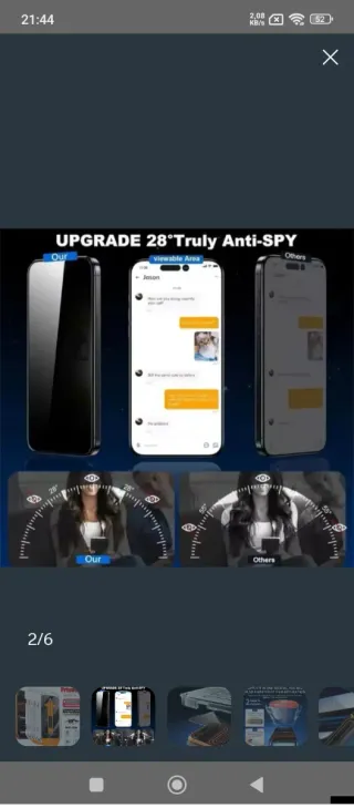 Funda iPhone 17 Pro Max Magnética Antiespía