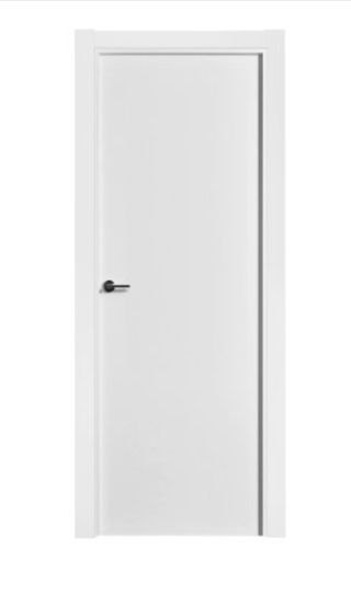 Puerta Interior Blanca Lacada