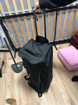 Bolso de viaje con ruedas negro