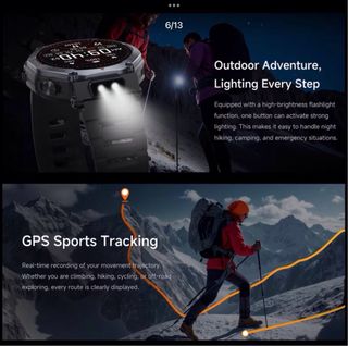 Reloj GPS 1200mAh 30 Días Batería