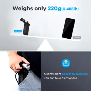 Microscopio digital Andonstar AD203