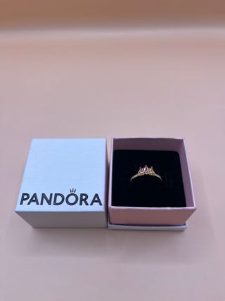 Anillo Pandora Disney Rapunzel Tiara
