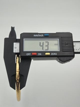 Pulsera Rígida de Oro 18K, Caña, 9,06gr