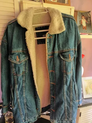 Cazadora vaquera forrada