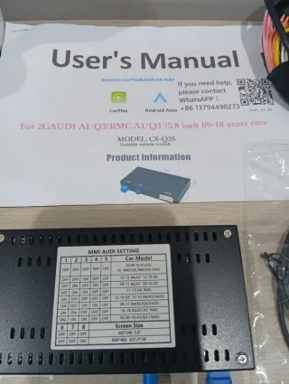 Módulo Wifi CarPlay Audi CX-03S