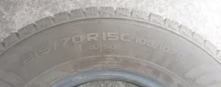 Neumáticos 215/70 R15 C