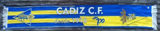 Bufanda Cadiz FC Azul y Amarillo