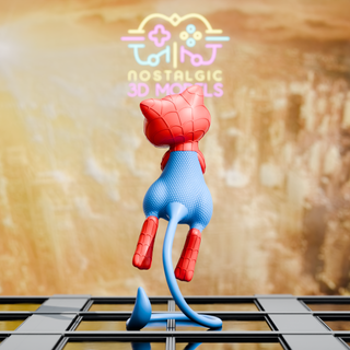 Figura Mew (Pokemon) x Spiderman (Marvel)