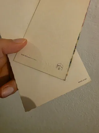 2 biglietti Pasqua vintage anni '60