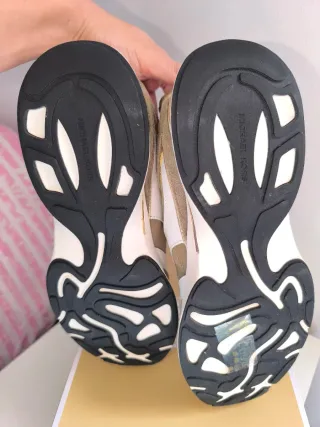 Zapatillas Michael Kors Talla 39 Verde/Dorado