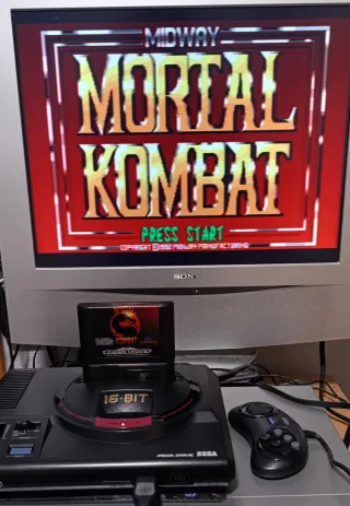 Cartucho Mortal Kombat SEGA Mega Drive PAL