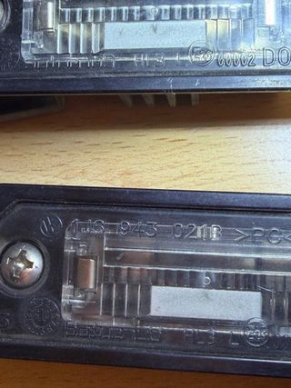 Luces Matrícula OEM Golf V
