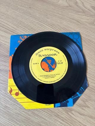 Disco vinilo sorpresa fundador