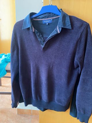 Jersey Polo Studio Classics Azul Talla M