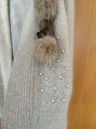 Abrigo/Cardigan largo elegante Shine